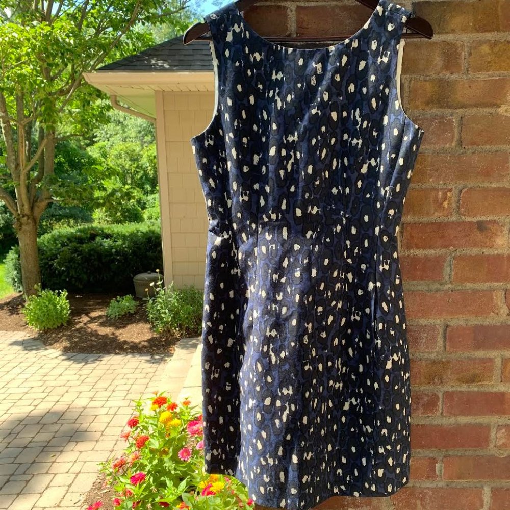 kate spade autumn leopard domino dress